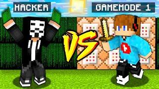 HACKER vs GAMEMODE 1  BAZA vs BAZA  Minecraft CHALLANGE z SmileSlow