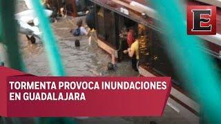 Impresionantes imágenes de las inundaciones en Guadalajara