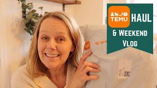 TEMU HAUL AND WEEKEND VLOG  CLARKE LIFE