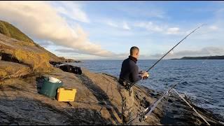 Winter Shore Fishing UK - A day and a night Shore fishing in Cornwall  The Fish Locker