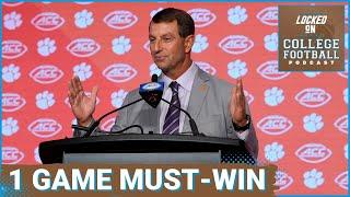 Clemsons Dabo Swinney NEEDS to beat Louisville to avoid hot seat l College Football Podcast