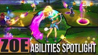 ZOE ABILITIES SPOTLIGHT GAMEPLAY - League of Legends New Champion