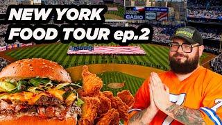 COME SI MANGIA ALLO YANKEE STADIUM? ️  New York Food Tour EP.2   MochoHf