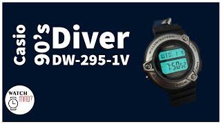 Casio Retro Diver DW-295-1V 90S VinatgeRetro watch NOS