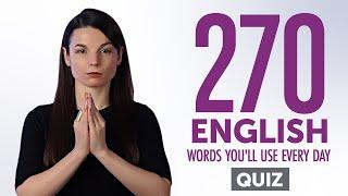 Quiz  270 English Words Youll Use Every Day - Basic Vocabulary #67