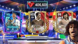 EURO ICON BLANC 103 OVR LUCK MEGA UCL & UTOTS PACK OPENING  MAKING COINS  FC MOBILE TEAM GAMEPLAY