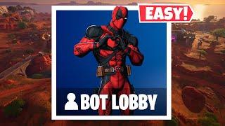 *NEW* How to Get into FULL BOT LOBBIES In Fortnite Chapter 5 PS5MOBILEXBOXPC Bots Lobby Glitch