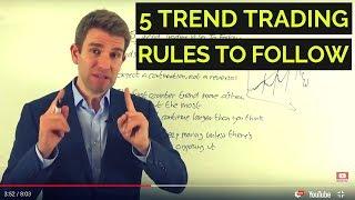 5 Trend Following Rules to Follow ️