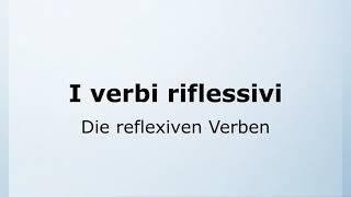 35 - Die reflexiven Verben  I verbi riflessivi  Italienisch leicht gemacht mit Ottimo 