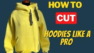 HOW TO CUT HOODIE LIKE A PRO ¦ HOODIES #HOODIES #DIY #SEW