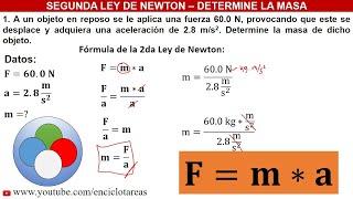 SEGUNDA LEY DE NEWTON - EJERCICIOS SENCILLOS