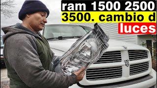 2002 2005 dodge ram 1500 2500 3500 head lights replacement