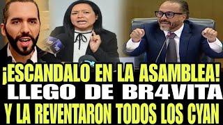 BOMB4 LA DE VAMOS LLEGO DE BR4VITA AL PLENO DE LA ASAMBLEA Y LA PUSIERON EN SU LUGAR LOS CYAN