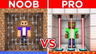 Minecraft NOOB vs PRO LA PRISIÓN MÁS SEGURA en RETO DE CONSTRUCCIÓN