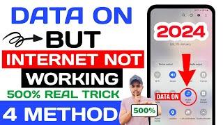 Mobile Data On But Internet Not Working  Fix Mobile Data Not Working  Net Nahin Chal Raha Hai 2024