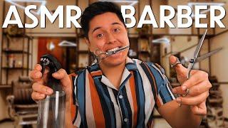 ASMR  Friendly Haircut & Shave Executive Spa  Barber Roleplay