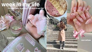 a week in my life‍️ thrifting new nails selfcare