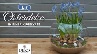DIY Schnelle Frühlings-Blumendeko in Kugelvasen How to Deko Kitchen