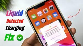 How To Fix liquid detected in lightning connector  iPhone me liquid detected problem iPhone liquid