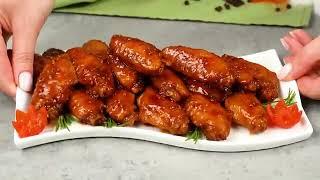 طرز تهیه بال مرغ با آسان  ترین روش_ Easy Honey chicken  Wings  Recipes