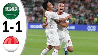 FULL HIGHLIGHTS  TIMNAS INDONESIA VS ARAB SAUDI  KUALIFIKASI PIALA DUNIA 2026  Hasil Timnas