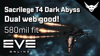 EVE Online - Sacrilege T4 Dark Abyss Dual web fit