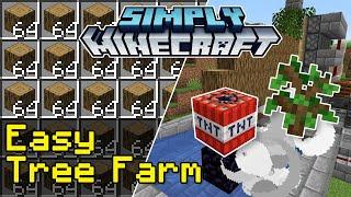 Easy Tree Farm Tutorial  Simply Minecraft Java Edition 1.18