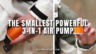 GIGA PUMP 4.0  THE SMALLEST POWERFUL 3-IN-1 AIR PUMP  Gizmo-Hub.com