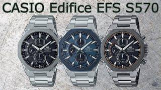 CASIO Edifice EFS S570 A AP Royal Oak Inspired Slim Chronograph