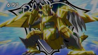MetalGreymon evolves for the first time - Kirihas pride  Digimon Xros Wars SUB