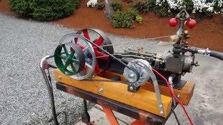 Steam engine and boiler whistle alternator off grid American Steam