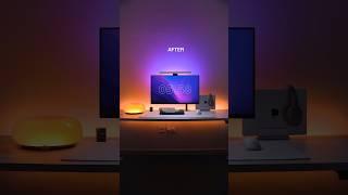 The Power of Desk Setup Lighting ️ Full video is here  #desksetup #homeoffice #workfromhome