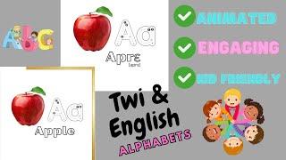 Learn Alphabets in English & Twi  Comparative  Bilingual Kids #diaspora  #africanlanguages