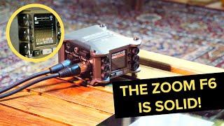 Review a quick overview of the Zoom F6 Field Recorder