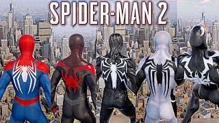 Spider Man Peter Vs Miles Vs Peter Symbiote Vs Venom Vs Anti Venom