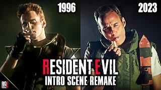 RESIDENT EVIL 1  LIVE-ACTION INTRO REMAKE  w Original Chris Redfield Charlie Kraslavsky