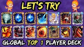 Lets Try  Global Top 1  Player Deck? Castle Crush