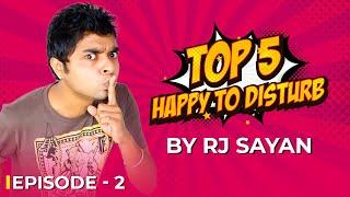 Top 5 Happy to Disturb  Episode 2  Prank Call by RJ Sayan  Bangla Comedy Video  Raw Sayan