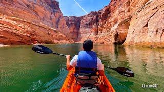 Kayaking to Hidden Slot Canyon  Antelope Canyon  Bucket List 2021  Lake Powell