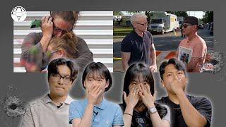 Koreans React To Saddest Moment of School Shooting Victims Parents  𝙊𝙎𝙎𝘾