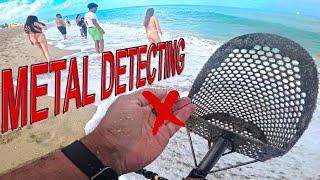 Beach and Underwater Metal Detecting. Double Red Flag Day