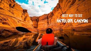 Kayaking Into Antelope Canyon At Lake Powell - WATCH THIS Before Visiting  DETAILED LOCATION INFO