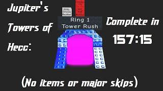 Jupiters Towers of Hecc RING 1 TOWER RUSH COMPLETE no items no major shortcuts