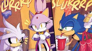 Sonic Ships Blaze?   Sonic The Hedgehog IDW #64 Comic Dub