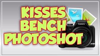 KISSES DELAVIN BENCH PHOTOSHOOT