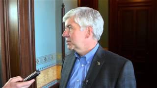 Governor Rick Snyder Speaks on Same-Sex Marriage Licenses in Michigan