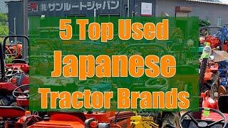 5 najpopularniejszych używanych japońskich marek ciągników