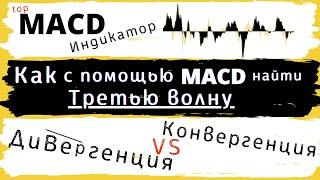 Индикатор MACD   Дивергенция и Конвергенция  Искатель третьей волны