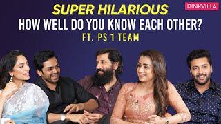 Ponniyin Selvan I Interview Vikram Trisha Karthi on SS Rajamouli Suriya Aishwarya Rai Kaithi 2