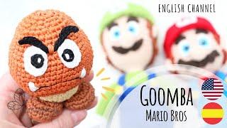 Goomba Mario Bros Amigurumi Evil Mushroom- Tutorial Sub  GretaWings